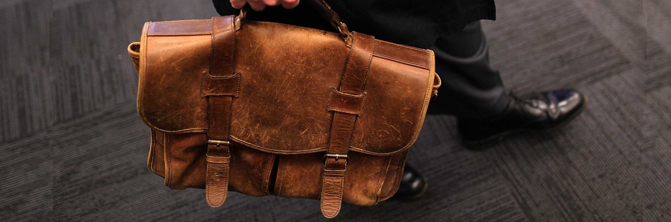 Shakun Leather Men’s Genuine Vintage Brown Messenger Shoulder Laptop bag Briefcase NEW
